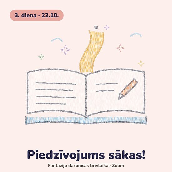 Piedzīvojums sākas! (22.10. plkst. 11:00)