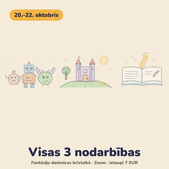 Visas 3 nodarbības (20.-22.10.0